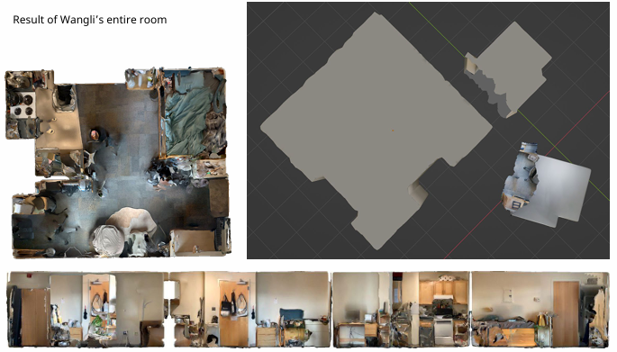 A collage of images of a room

Description automatically generated